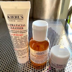 Kiehl’s Bestseller Minis - Cleanser, Toner & Cream